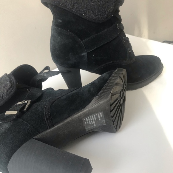 White Mountain High Heeled Lace Up Boot 8 - Picture 3 of 3